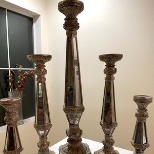 4 Candle Holders (5 pictured)